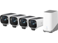 Eufy eufyCam S3 Pro övervakningskamera Kit 4 pack + HomeBase S380 Övervakningskamera