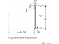 Siemens IQ100 Inbyggd ugn 60 cm (svart) Ugn
