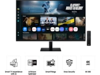 Samsung 32" 4K smart skärm M7 32FM702 (svart) Bildskärmar