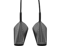 Hedgehog Drive skotork för bil + ström laddare (svart) Skotorkare