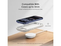 Belkin UltraCharge magnetisk laddplatta 25W Qi2 med stativ Trådlös laddare