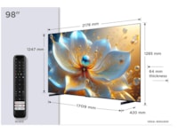TCL 98" T8C 4K QLED Google TV (2025) Över 80 tums TV