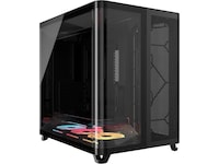 Corsair AIR 5400 LX-R RGB iCUE LINK Triple Chamber Mid Tower (svart) Midi tower