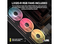 Corsair AIR 5400 LX-R RGB iCUE LINK Triple Chamber Mid Tower (svart) Midi tower