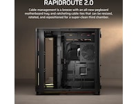 Corsair AIR 5400 LX-R RGB iCUE LINK Triple Chamber Mid Tower (svart) Midi tower