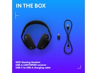 Logitech G321 Lightspeed Trådlöst Gamingheadset (svart) Gamingheadset