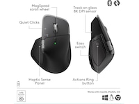Logitech MX Master 4 för Mac Trådlös Mus (vit silver) Mus