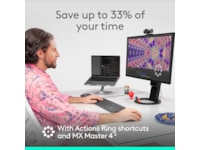 Logitech MX Master 4 Trådlös Ergonomisk Mus (grafitgrå) Mus
