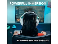 Logitech G321 Lightspeed trådlöst gamingheadset (vit) Gamingheadset