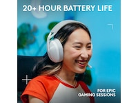 Logitech G321 Lightspeed trådlöst gamingheadset (vit) Gamingheadset