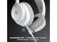 SteelSeries Arctis Nova 7X Gen 2 Trådlöst Gamingheadset (vit) Gamingheadset