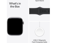 Apple Watch Series 11 GPS + LTE 42mm aluminium (rymdgrå) Smartwatches