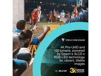 Epson Lifestudio Pop EF-62B 4K bärbar projektor (svart) Projektorer