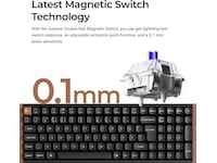 Keychron K4 HE Trådlöst Gamingtangentbord (svart) Gamingtangentbord