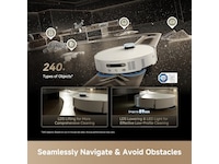 Dreame matrix 10 Ultra Robotstøvsuger (hvid) Robotdammsugare