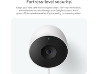Google Nest Cam utomhus 2:a gen (med sladd, vit) Övervakningskamera