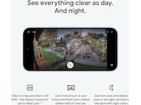 Google Nest Cam utomhus 2:a gen (med sladd, vit) Övervakningskamera