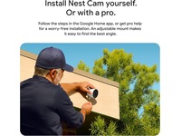 Google Nest Cam utomhus 2:a gen (med sladd, vit) Övervakningskamera