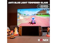 KONIX NSW2 härdat glas 9H Handhållna spelkonsoler