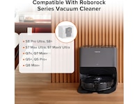 Roborock dammpåse laddningsstation 3 st Tillbehör för dammsugare & rengöring