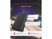 ICY BOX IB-CR602M-C31 M.2 SSD Enclosure Dockningsstationer