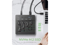  ICY BOX 4 bay Clone and DockingSation Dockningsstation och USB-hub