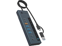 ICY BOX 9-i-1 HUB Dockningsstation och USB-hub
