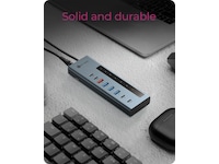 ICY BOX 9-i-1 HUB Dockningsstation och USB-hub