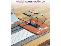 ICY BOX 9-i-1 HUB Dockningsstation och USB-hub