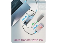 ICY BOX 9-i-1 HUB Dockningsstation och USB-hub