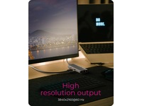 ICY BOX 6-i-1 Travel Docking Dockningsstation och USB-hub