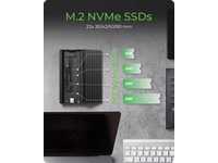 Icy Box M.2 NVMe SSD-kabinett Externa Chassi
