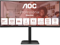 AOC 34" böjd skärm CU34E4CV Bildskärmar