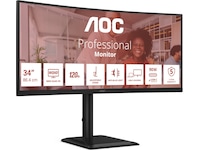 AOC 34" böjd skärm CU34E4CV Bildskärmar