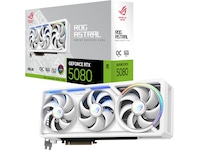Asus ROG Astral GeForce RTX 5080 OC (vit) Grafikkort