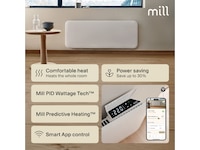 Mill Invisible smart WiFi gen 4 panelradiator 2000 W 2-pack Panelelement