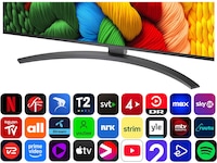 LG 86'' NANO81 NanoCell AI 4K Smart TV (2025) Över 80 tums TV