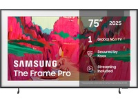 Samsung The Frame Pro 75" LS03FW + ram Beige Wood 60 - 69 tums TV