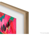 Samsung The Frame Pro 75" LS03FW + ram Beige Wood 60 - 69 tums TV