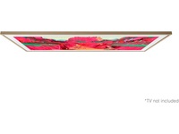 Samsung The Frame Pro 75" LS03FW + ram Beige Wood 60 - 69 tums TV