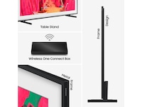 Samsung The Frame Pro 75" LS03FW + ram Beige Wood 60 - 69 tums TV