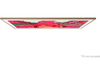 Samsung The Frame Pro 85" LS03FW + ram Beige Wood 60 - 69 tums TV