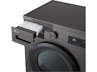 LG F4A1009NDK tvättmaskin (mörk silver) + torktumlare Tvättmaskin