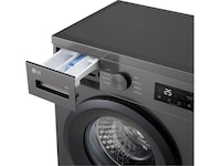 LG F4A1009NDK tvättmaskin (mörk silver) + torktumlare Tvättmaskin