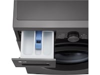 LG F4A1009NDK tvättmaskin (mörk silver) + torktumlare Tvättmaskin
