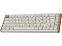 Keychron K6 HE SE trådlöst gamingtangentbord (trä/vit) Gamingtangentbord