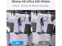 Reolink Argus PT Ultra 4K trådlös säkerhetskamera (2-pack/solpanel) Övervakningskamera