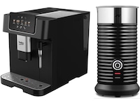 Beko CEG 7302 B Helautomatisk espressomaskin (svart) + mjölkskummare Espressomaskiner