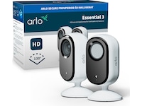 Arlo Essential 3 HD inomhus övervakningskamera 2-pack Övervakningskamera