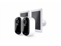 Arlo Essential 3 2K utomhus övervakningskamera 2-pack + solcellspanel Övervakningskamera